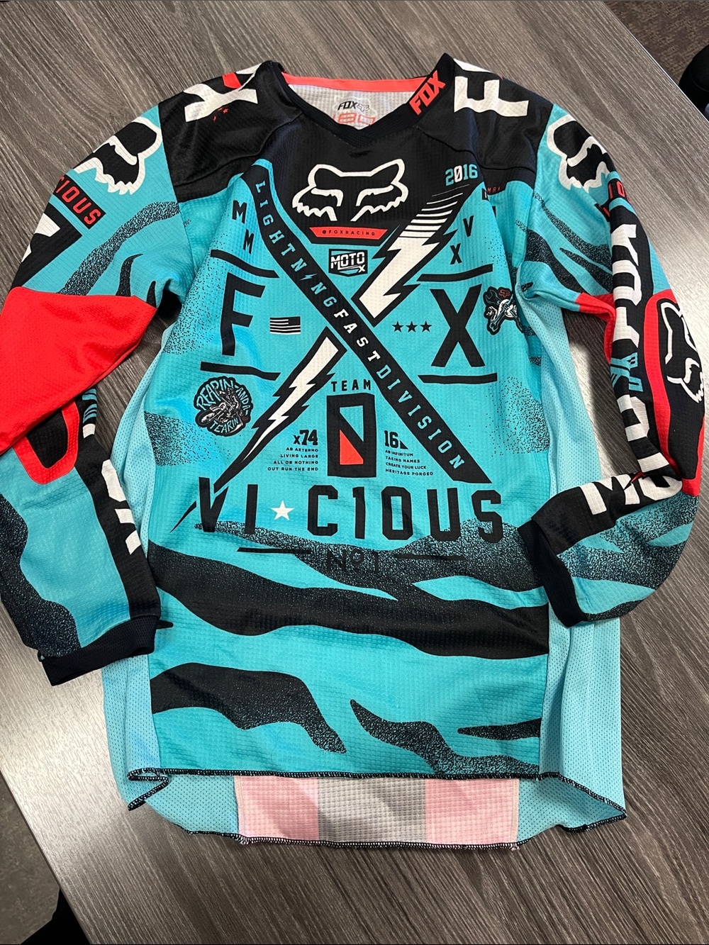 Fox racing motorcycle 180 racing top youth XL